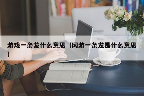 游戏一条龙什么意思(网游一条龙是什么意思)
